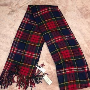 Talbots 100% Wool Scarf Plaid